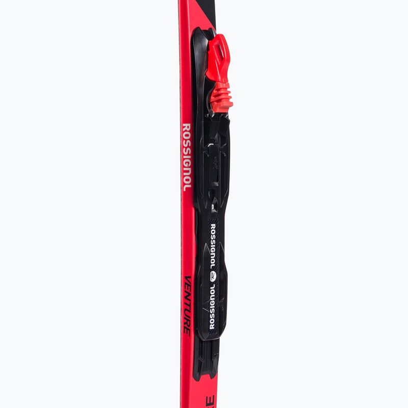 Sci da fondo per bambini Rossignol XT-Vent WXLS(LS) + attacchi Tour Step-In rosso/nero 6