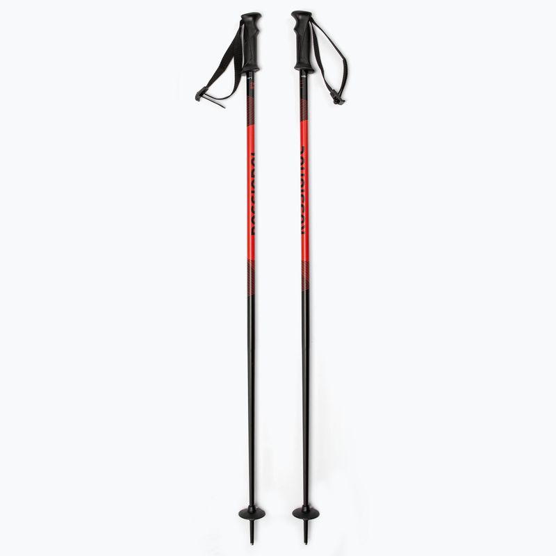 Bastoncini da sci Rossignol Tactic nero/rosso