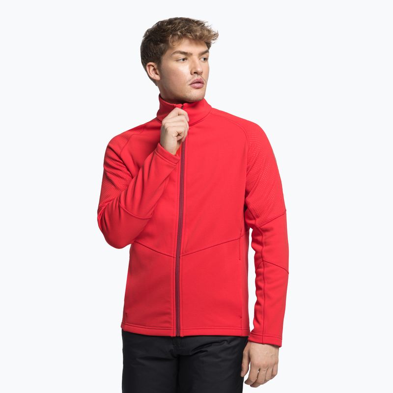 Felpa Rossignol Classique Clim uomo rosso