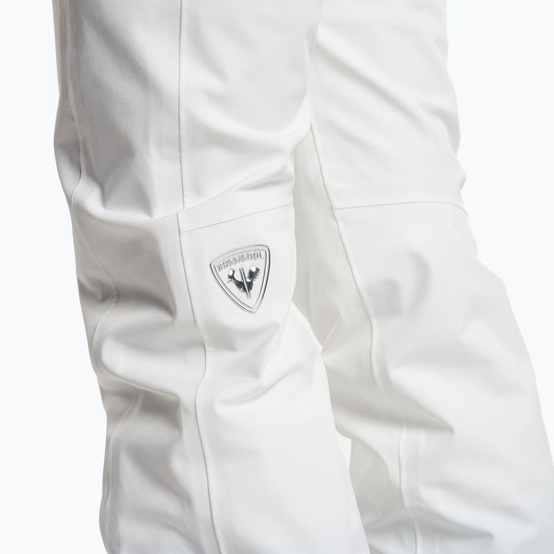 Pantaloni da sci da donna Rossignol Elite bianco 4