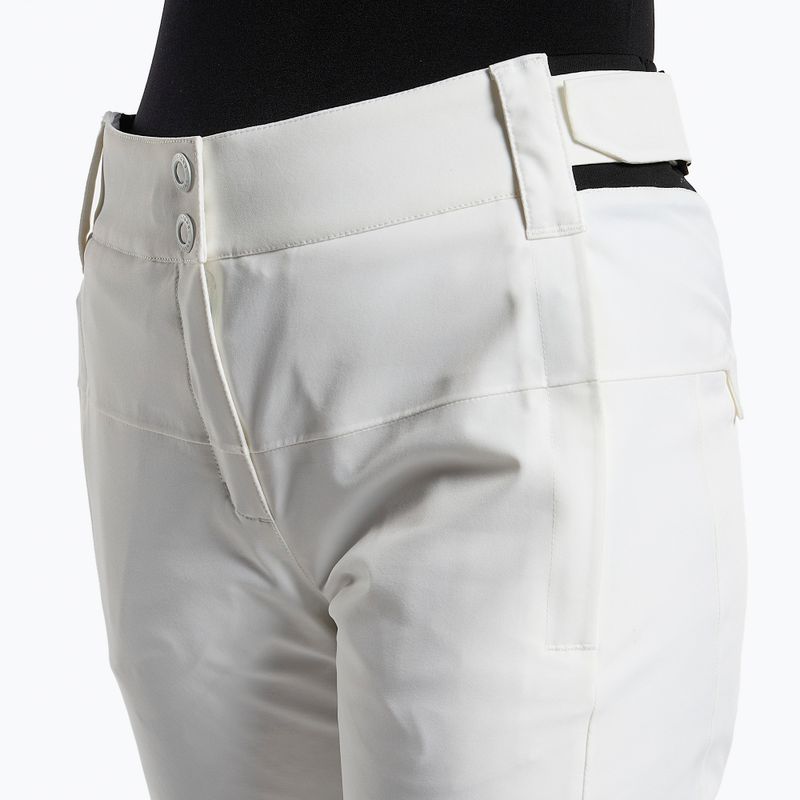 Pantaloni da sci da donna Rossignol Elite bianco 5