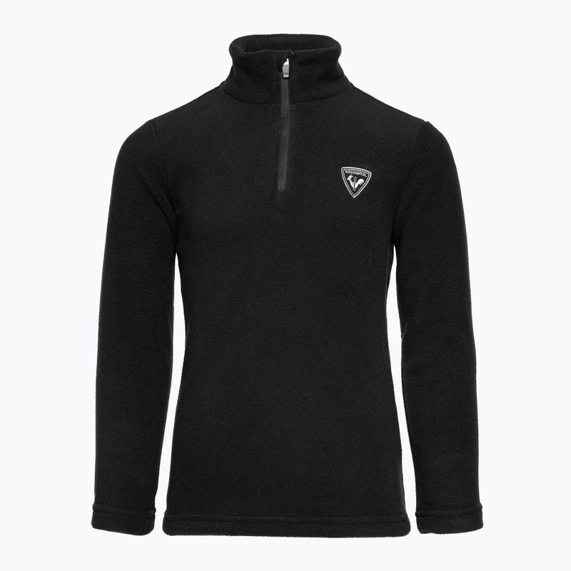 Felpa da bambino Rossignol 1/2 Zip Pile nero 3