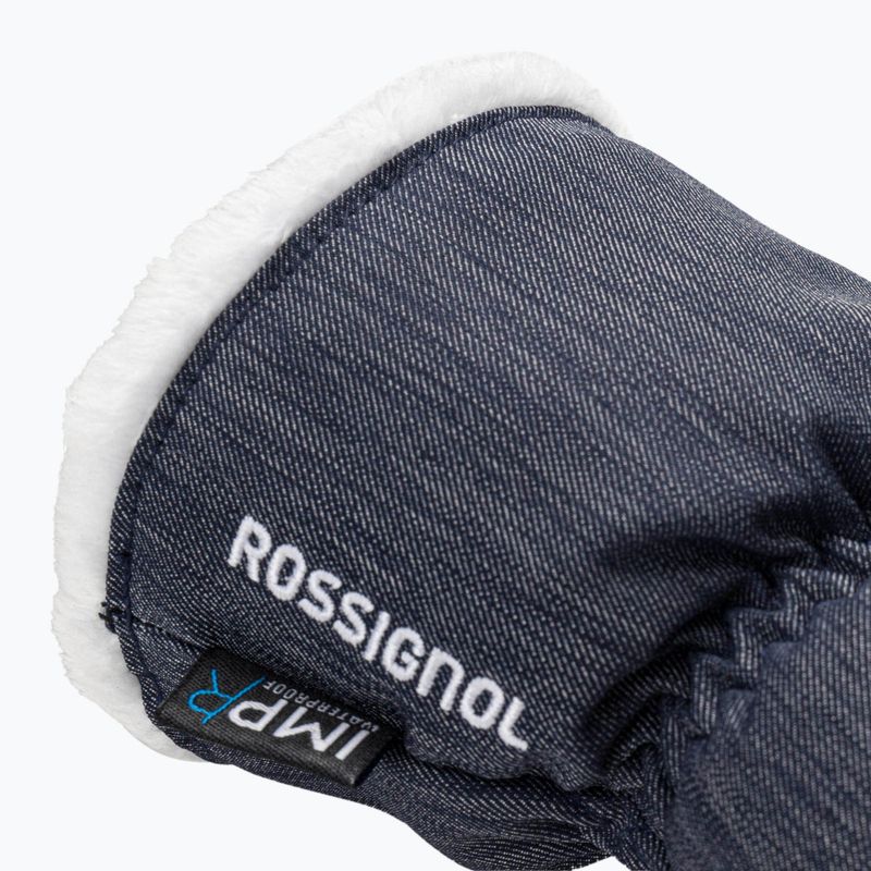 Guanto da sci da donna Rossignol W Temptation Impr M denim 4