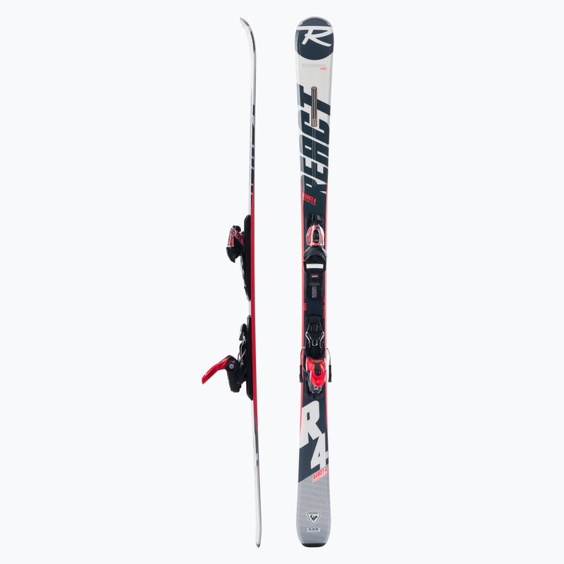 Sci da discesa Rossignol React 4 Sport CA + attacchi XP11 nero/rosso 2