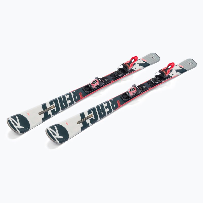 Sci da discesa Rossignol React 4 Sport CA + attacchi XP11 nero/rosso 4