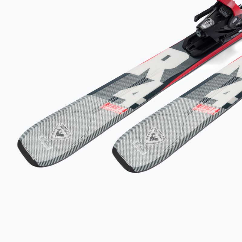 Sci da discesa Rossignol React 4 Sport CA + attacchi XP11 nero/rosso 9