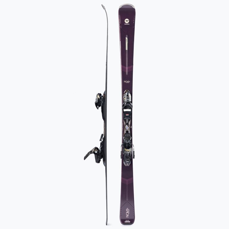 Sci da discesa femminile Rossignol Nova 6 + attacchi XP W 11 GW nero/oro 2