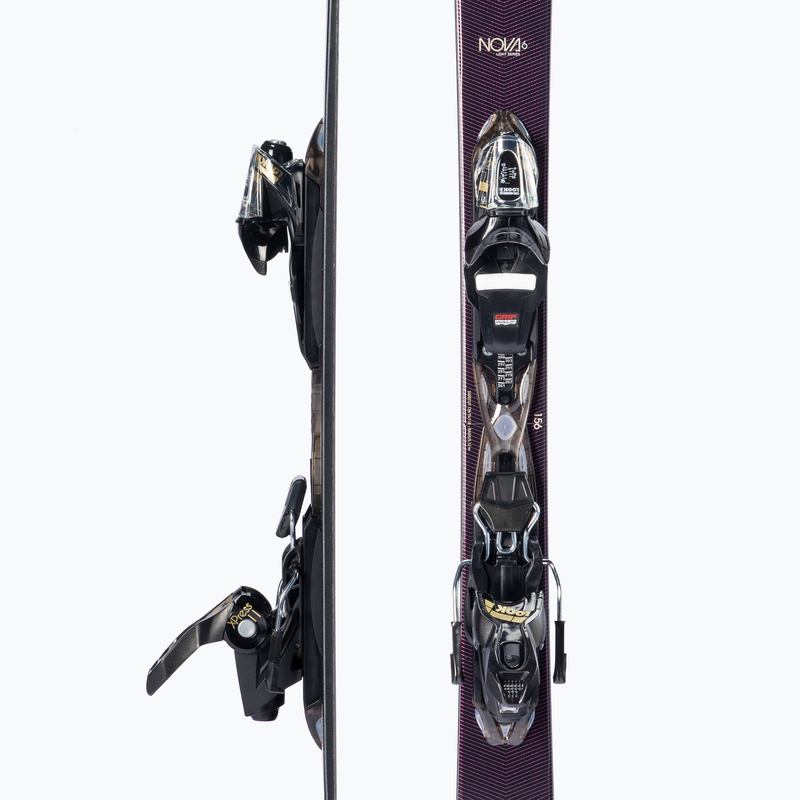 Sci da discesa femminile Rossignol Nova 6 + attacchi XP W 11 GW nero/oro 5