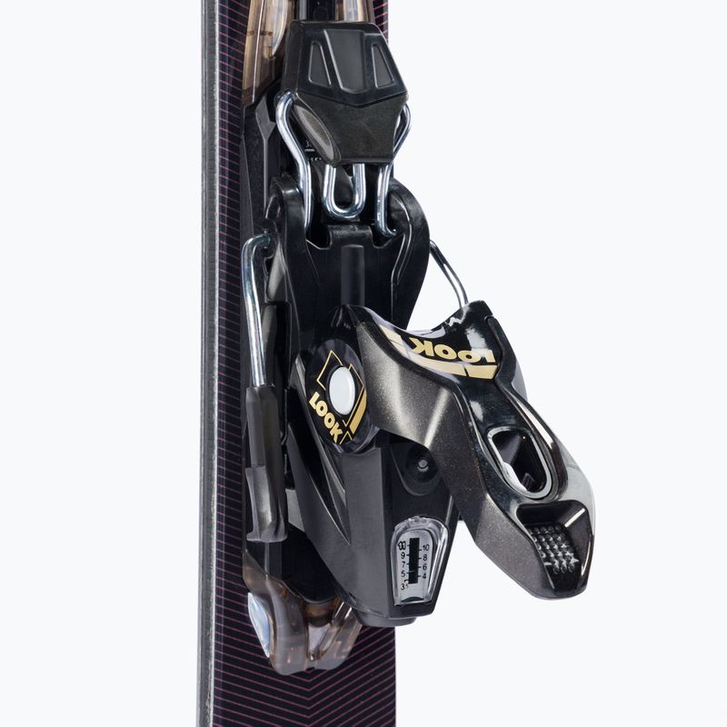 Sci da discesa femminile Rossignol Nova 6 + attacchi XP W 11 GW nero/oro 7