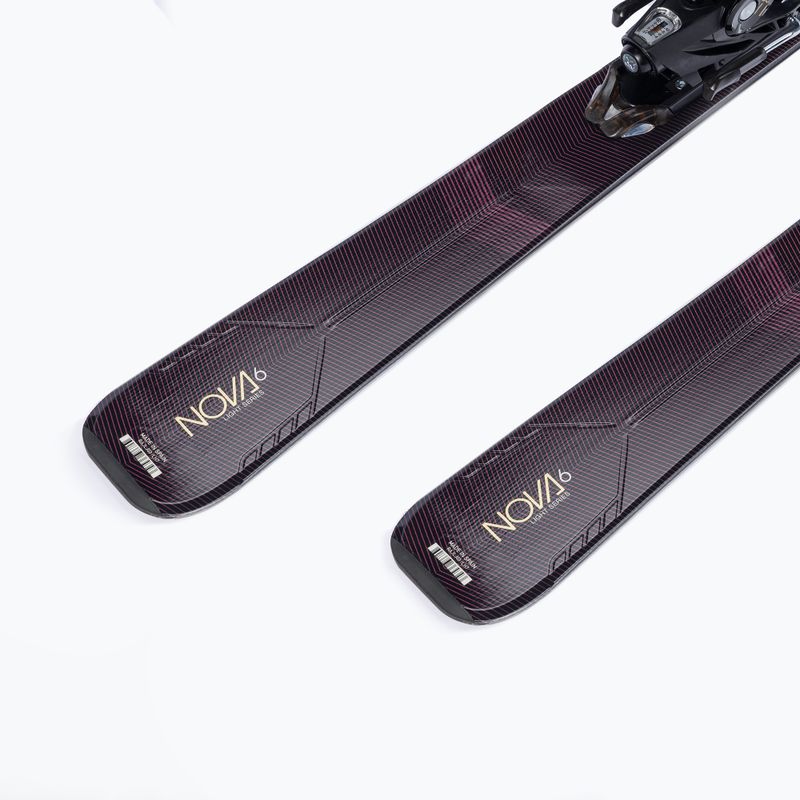 Sci da discesa femminile Rossignol Nova 6 + attacchi XP W 11 GW nero/oro 9