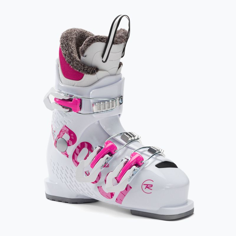 Scarponi da sci Rossignol Fun Girl 3 per bambini, bianco