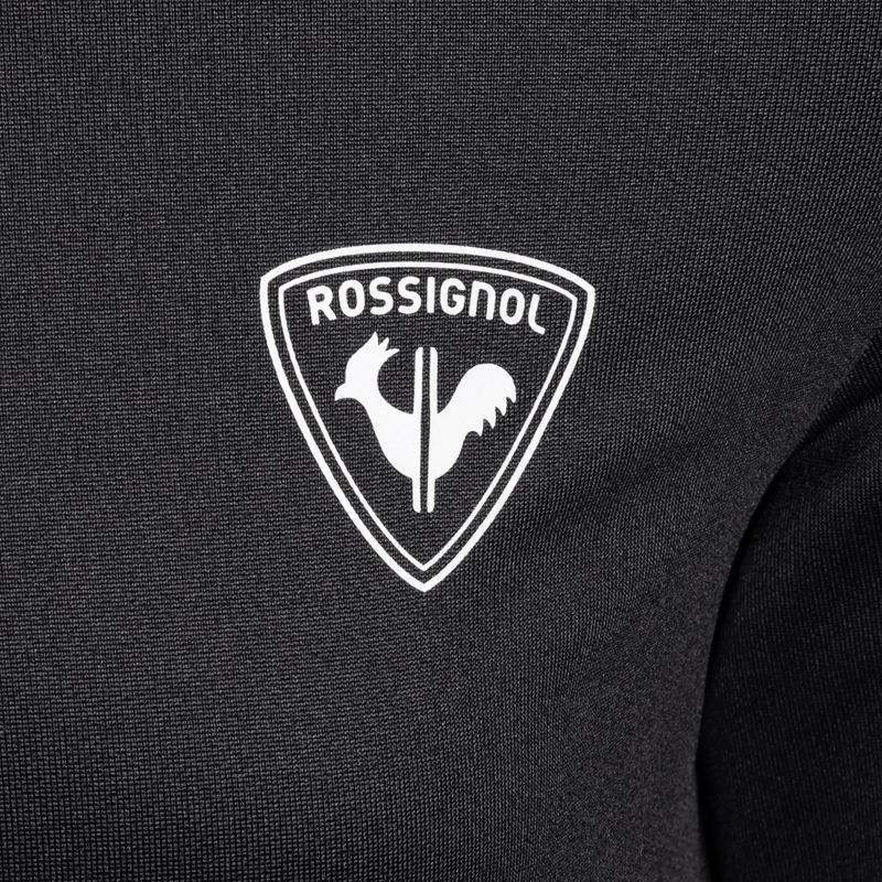 Rossignol Boy 1/2 Zip Warm Stretch felpa da bambino nera 7