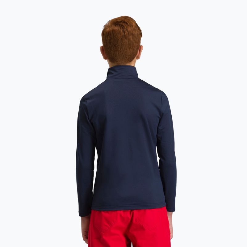 Felpa da bambino Rossignol Boy 1/2 Zip Warm Stretch navy scuro 2