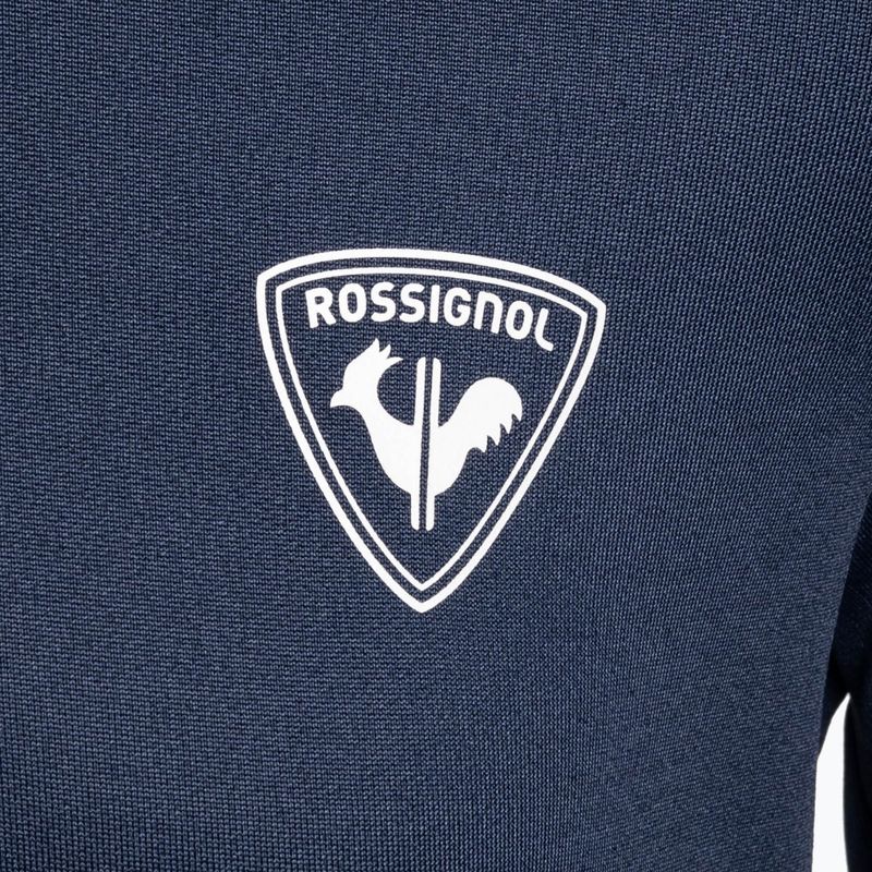 Felpa da bambino Rossignol Boy 1/2 Zip Warm Stretch navy scuro 8