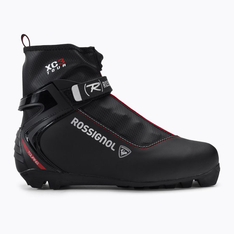 Scarponi da sci di fondo da uomo Rossignol XC-3 nero 2