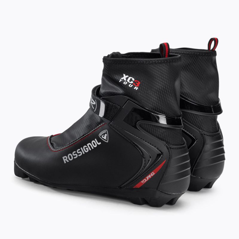 Scarponi da sci di fondo da uomo Rossignol XC-3 nero 3
