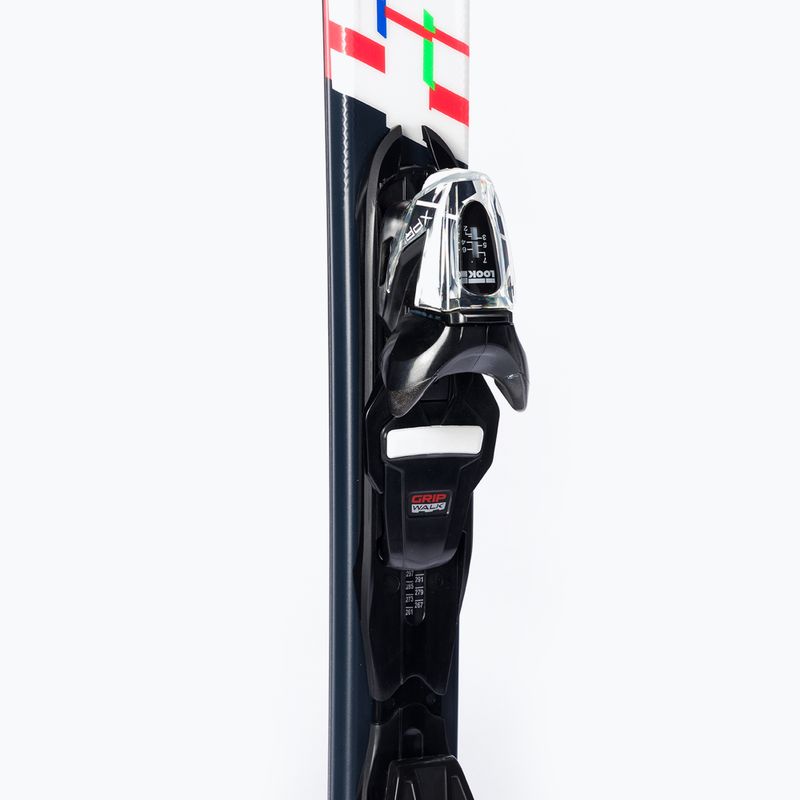 Sci da discesa per bambini Rossignol Hero JR XP JR + attacchi XP7 GW nero/rosso 6