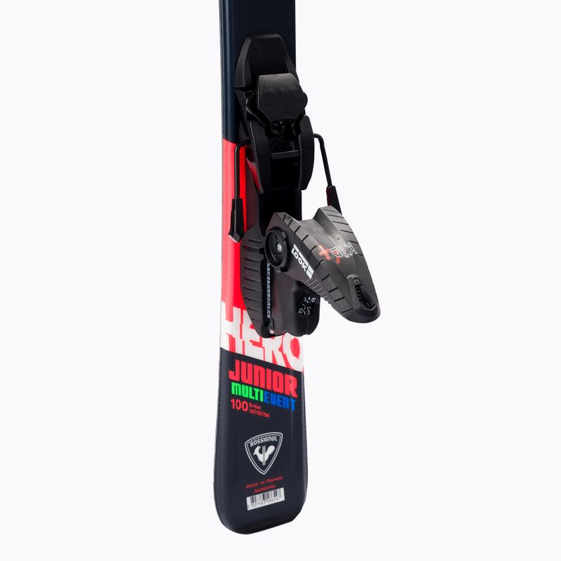 Sci da discesa per bambini Rossignol Hero JR 100-130 + attacchi KID4 6
