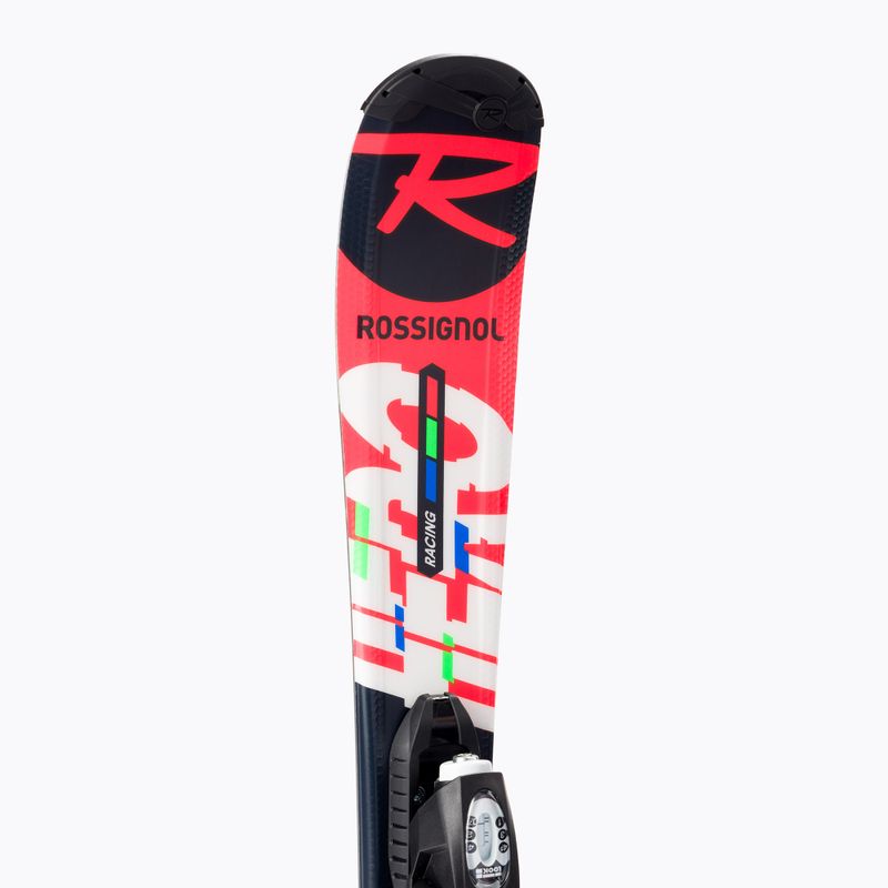 Sci da discesa per bambini Rossignol Hero JR 100-130 + attacchi KID4 8