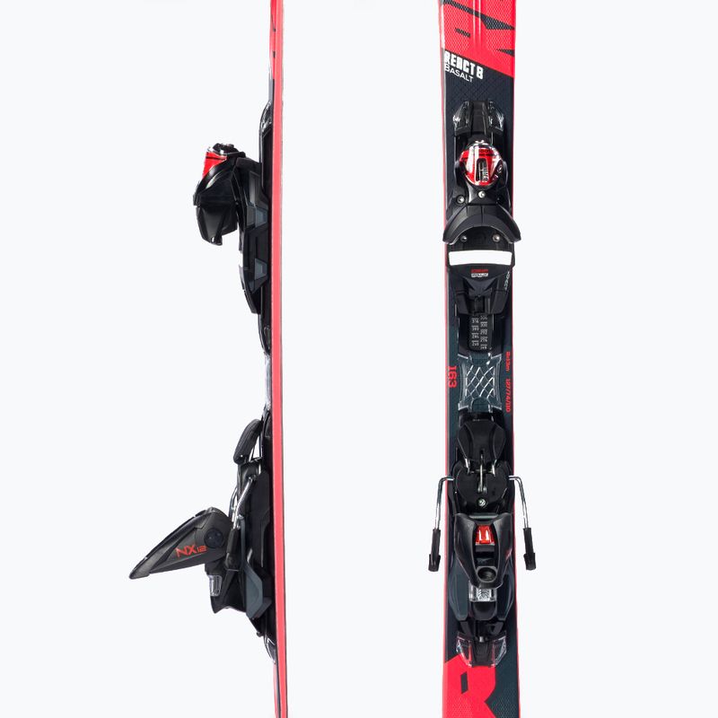 Sci da discesa Rossignol React 8 HP + attacchi NX12 nero/rosso 5