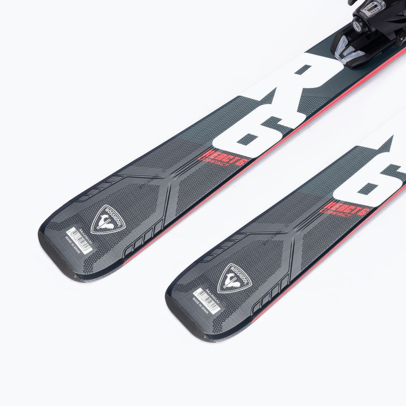 Sci da discesa Rossignol React 6 Compact + attacchi XP11 nero/rosso 9