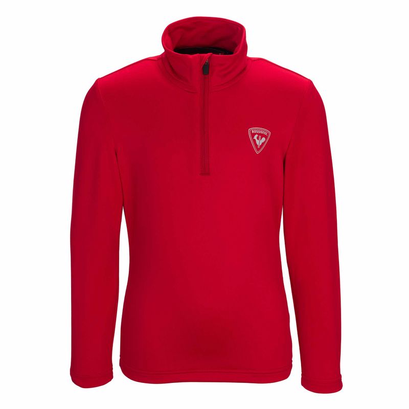 Rossignol Bambino 1/2 Zip Warm Stretch felpa da bambino rosso 3