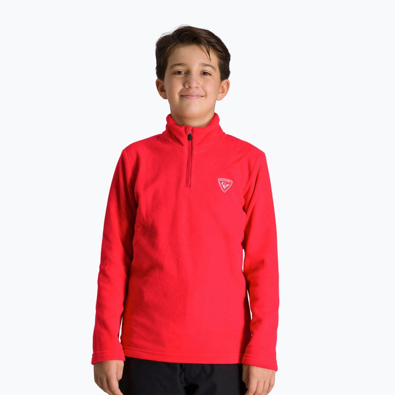 Rossignol Felpa bambino 1/2 Zip Pile arancione