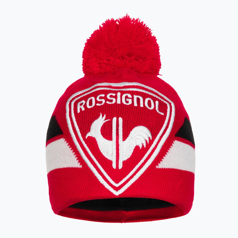 Berretto invernale Rossignol L3 Jr Rooster sport rosso per bambini 2