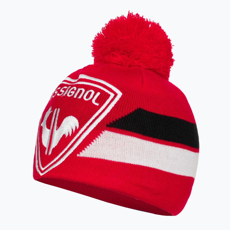 Berretto invernale Rossignol L3 Jr Rooster sport rosso per bambini 3