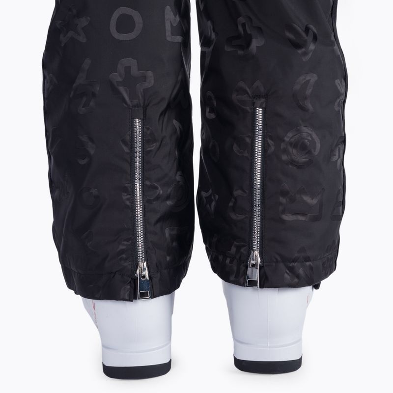 Pantaloni da sci da donna Rossignol Rainbow nero 5