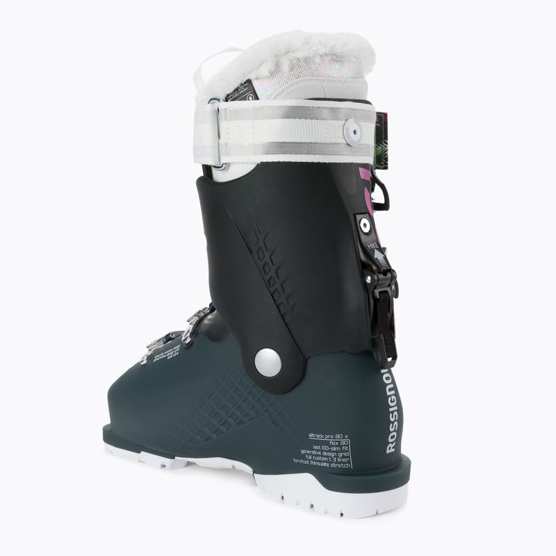 Scarponi da sci da donna Rossignol Alltrack Pro 80 X nero/verde 2