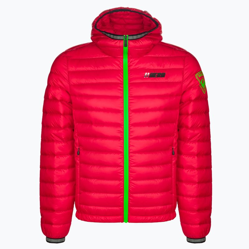 Piumino da uomo Rossignol Verglas Hero Hood rosso neon 14