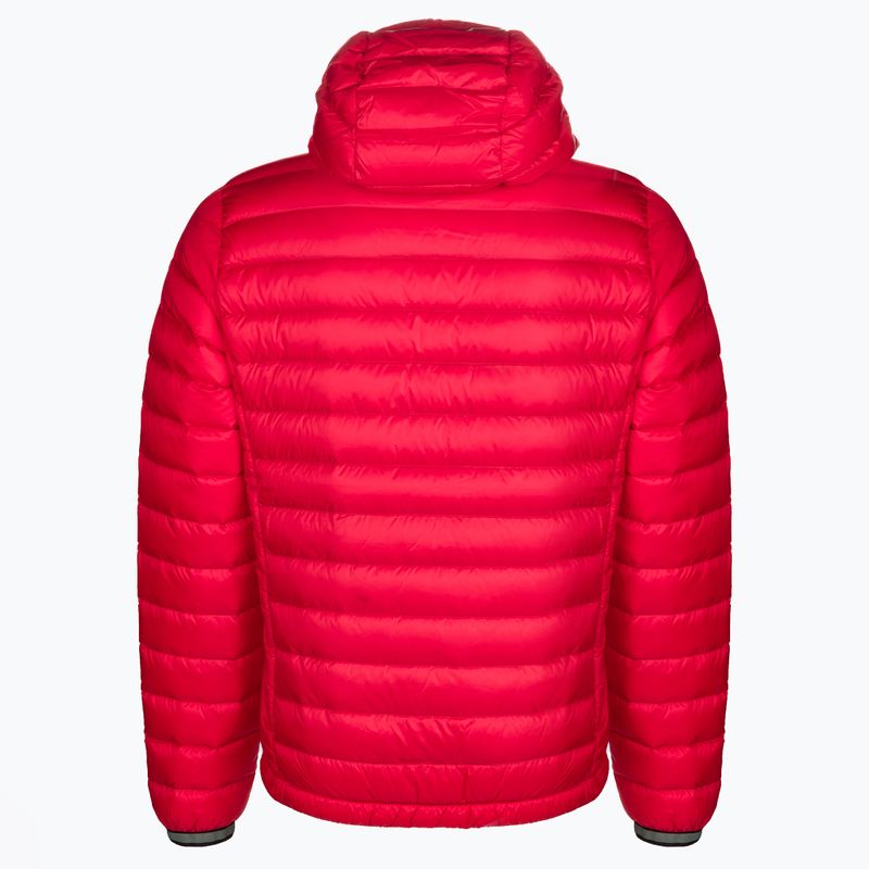 Piumino da uomo Rossignol Verglas Hero Hood rosso neon 15