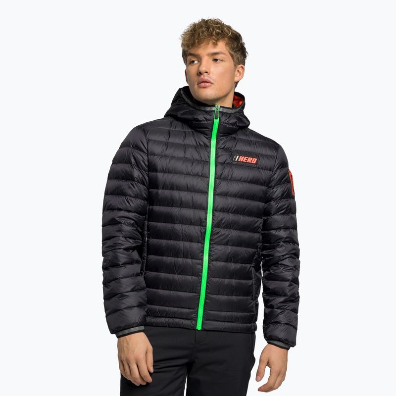 Piumino da uomo Rossignol Verglas Hero Hood nero