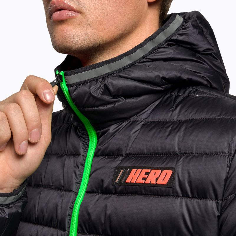 Piumino da uomo Rossignol Verglas Hero Hood nero 7