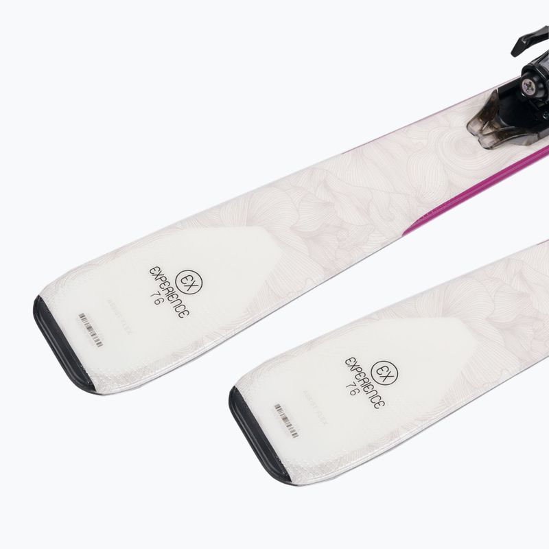 Sci da discesa femminile Rossignol Experience 76 + attacchi XP10 rosa/bianco 9