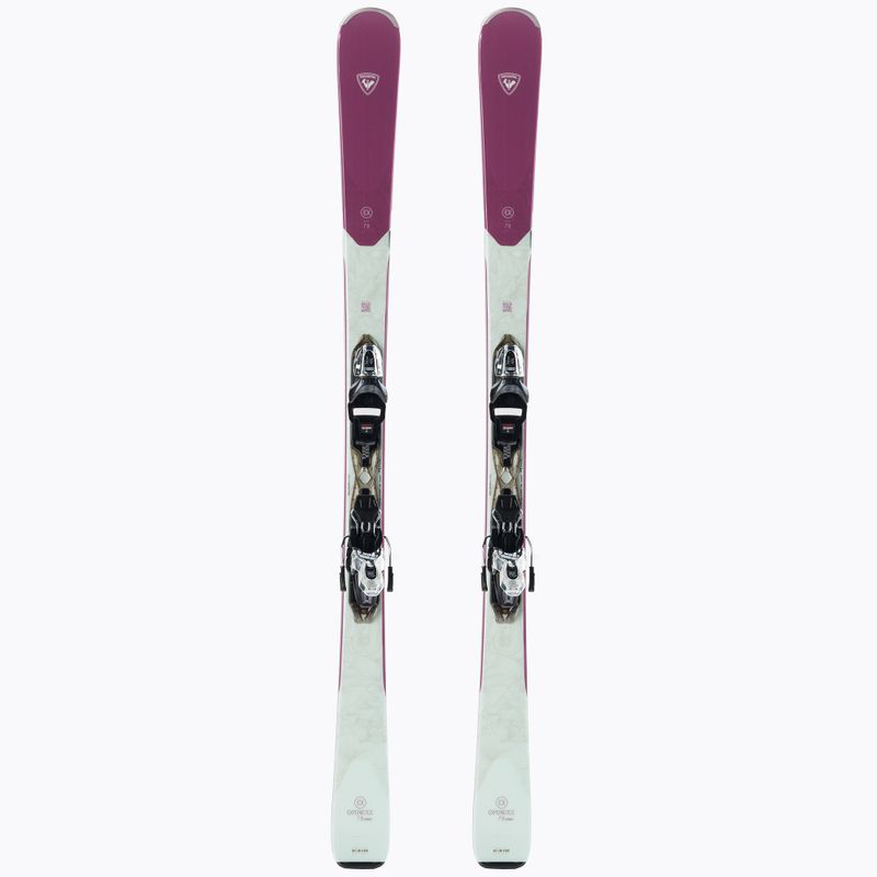 Sci da discesa femminile Rossignol Experience W 78 CA + attacchi XP10 bianco/viola