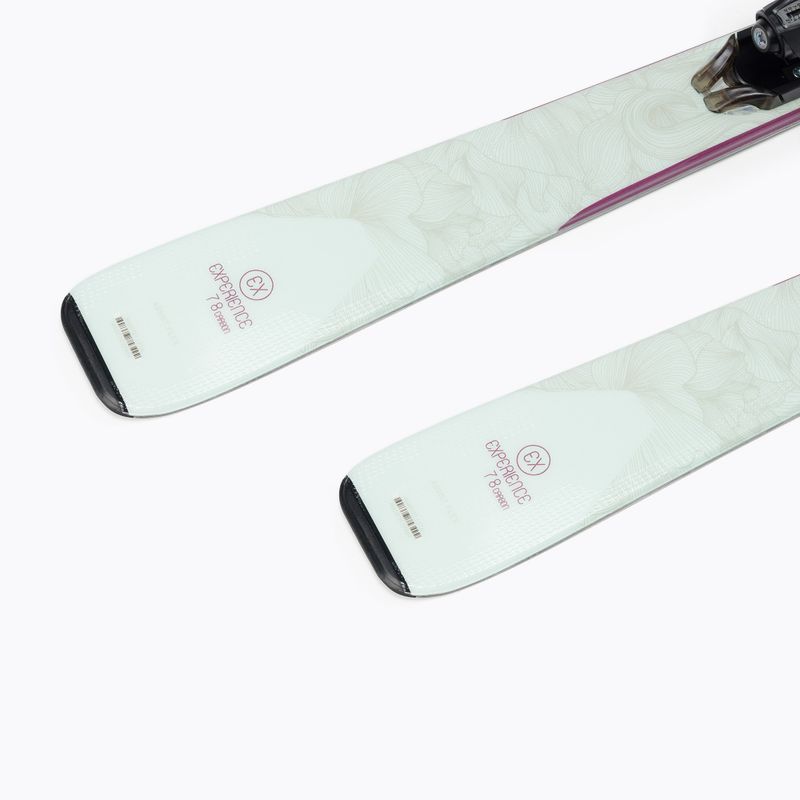 Sci da discesa femminile Rossignol Experience W 78 CA + attacchi XP10 bianco/viola 9