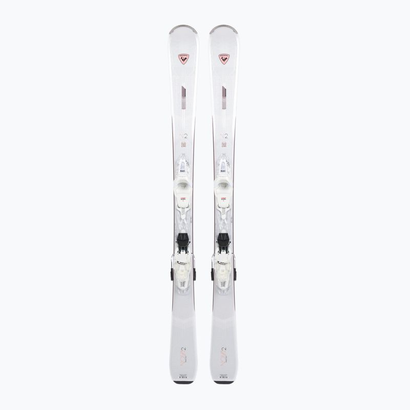 Sci da discesa femminile Rossignol Nova 2 + attacchi XP10 bianco