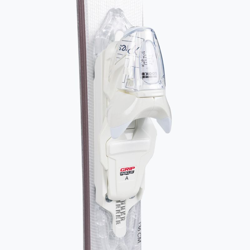 Sci da discesa femminile Rossignol Nova 2 + attacchi XP10 bianco 7