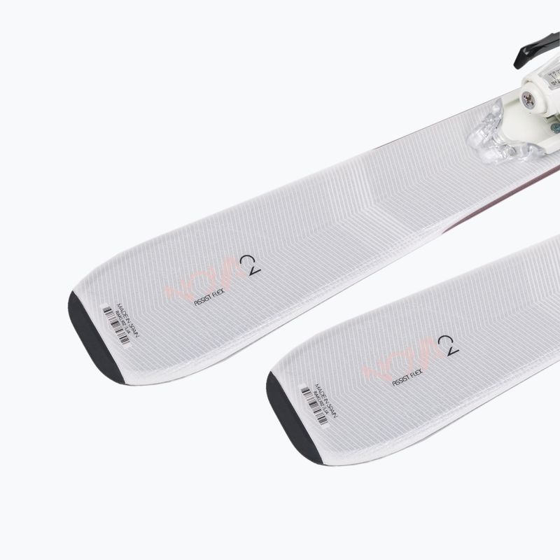 Sci da discesa femminile Rossignol Nova 2 + attacchi XP10 bianco 9