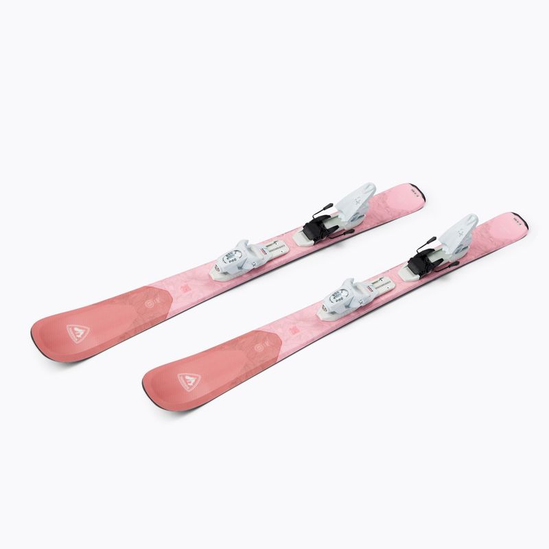 Sci da discesa per bambini Rossignol Experience W Pro + attacchi Kid4 rosa 4