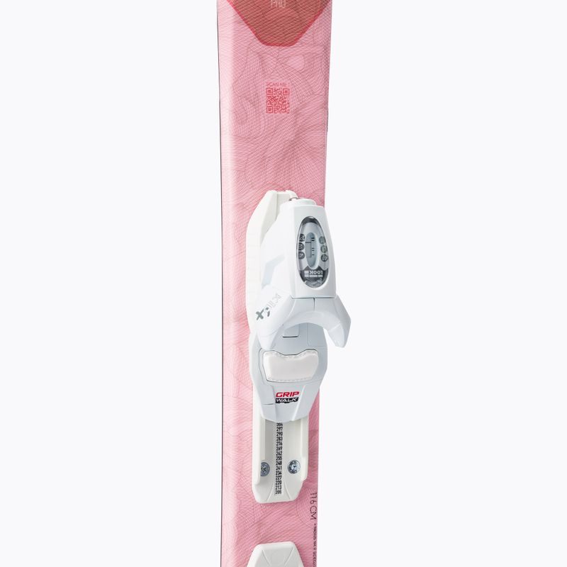 Sci da discesa per bambini Rossignol Experience W Pro + attacchi Kid4 rosa 7