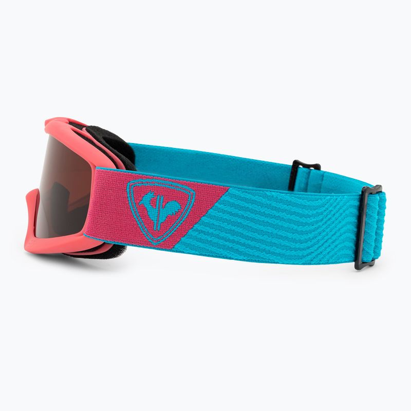 Occhiali da sci per bambini Rossignol Raffish S rosa/arancio 4