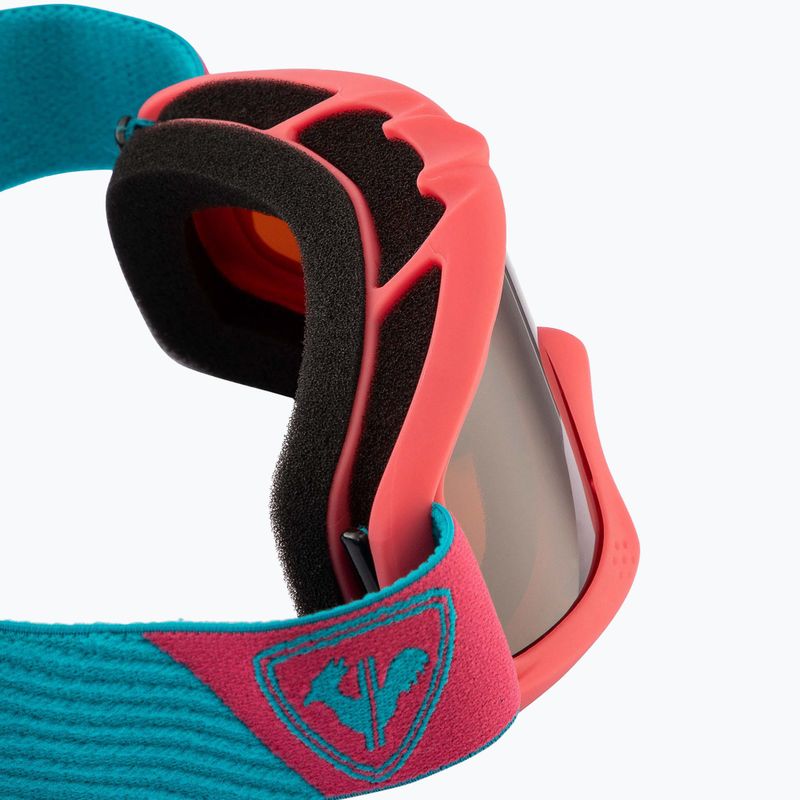 Occhiali da sci per bambini Rossignol Raffish S rosa/arancio 7
