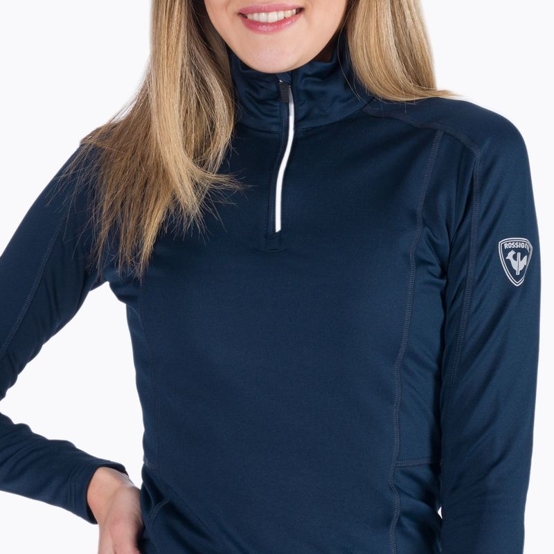 Maglia termica attiva da donna a maniche lunghe Rossignol Classique 1/2 Zip navy 4