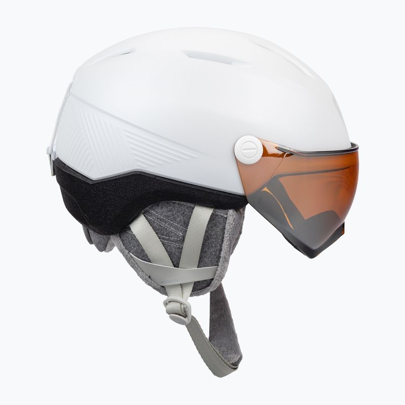 Casco da sci Rossignol Fit Visor Impacts donna bianco/arancio/argento 3