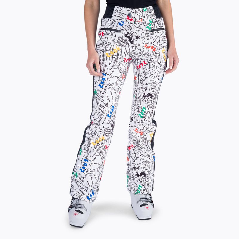 Pantaloni da sci Rossignol Eco-Logic da donna, bianco