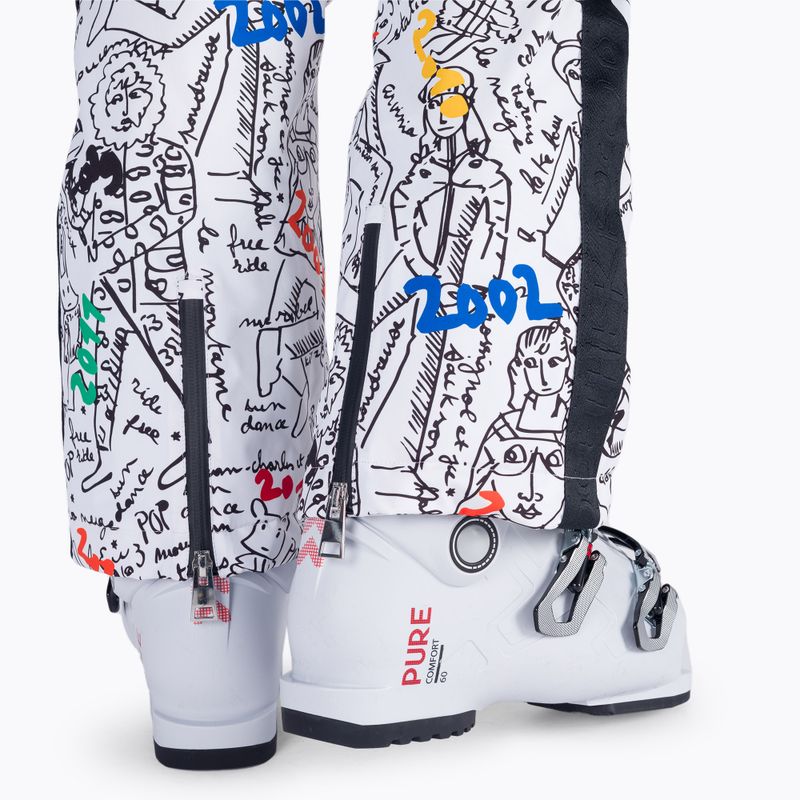 Pantaloni da sci Rossignol Eco-Logic da donna, bianco 6