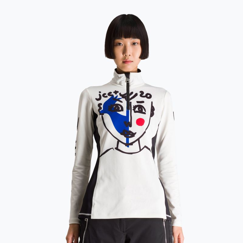Rossignol Bessy 1/2 Zip Top donna bianco